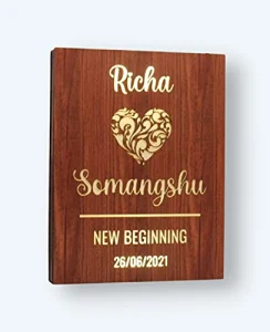 New beginning couple name lamp – glowing