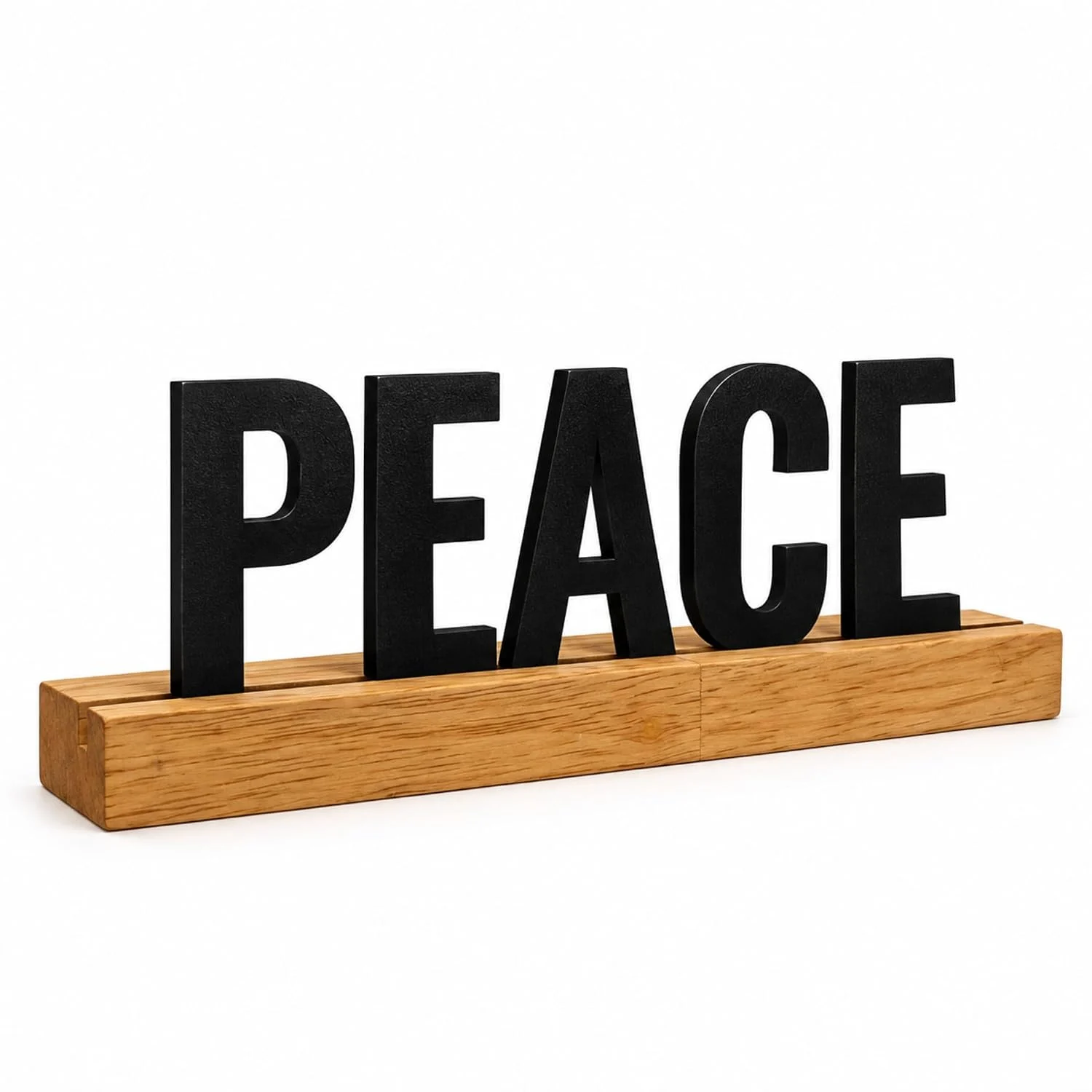 PEACE Wooden Table Sign – Meditation & Yoga Decor – photo 6