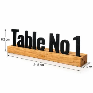Table number wooden sign – photo 2