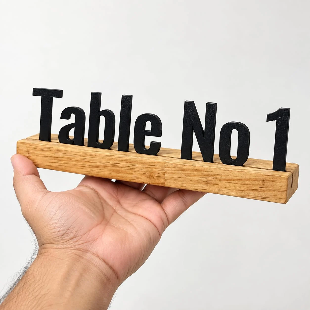 Table Number Wooden Sign – Restaurant & Café – photo 6